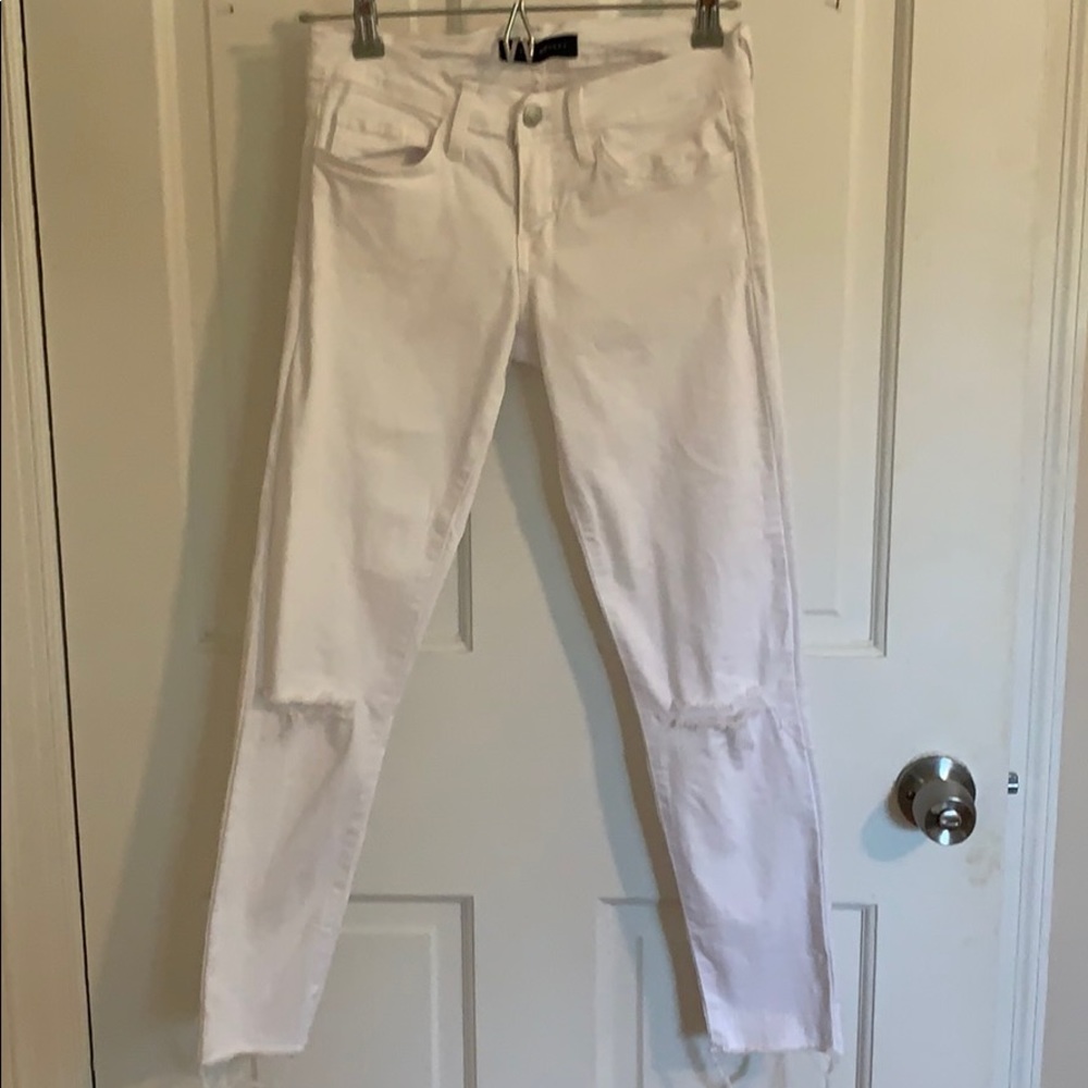 Size 26 White skinny Ankle Jean